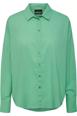 Pieces Mulher Camisa Formal - Blusa 'Tanne