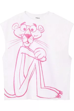 Desigual Mulher T-shirts & Manga Curta - Camisa 'Pink Panther