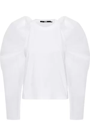 Karl Lagerfeld Mulher T-shirts & Manga Curta - Top