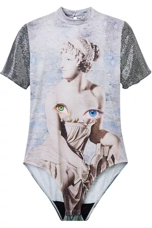 Desigual Mulher T-shirts & Manga Curta - Camisa body 'Helene