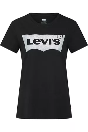 Levi's Mulher T-shirts & Manga Curta - Camisa 'THE PERFECT TEE BLACKS