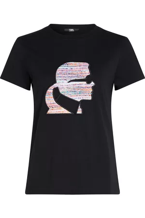 Karl Lagerfeld Mulher T-shirts & Manga Curta - Camisa