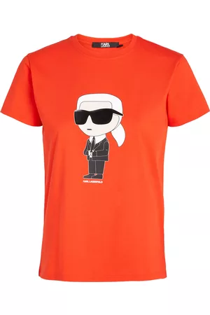 Karl Lagerfeld Mulher T-shirts & Manga Curta - Camisa 'Ikonik 2.0