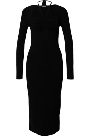 Karl Lagerfeld Mulher Vestidos de Malha - Vestido