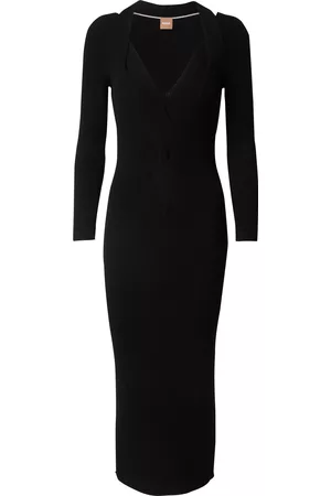 HUGO BOSS Mulher Vestidos de Malha - Vestido de malha 'Famelina
