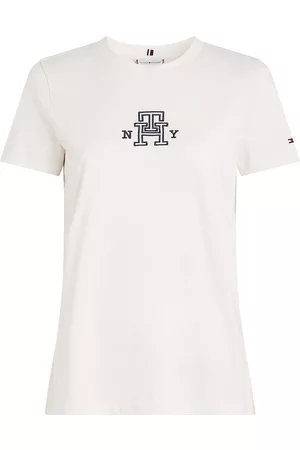 Tommy Hilfiger Mulher T-shirts & Manga Curta - Camisa 'Varsity