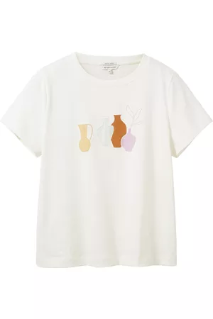 TOM TAILOR Mulher T-shirts & Manga Curta - Camisa