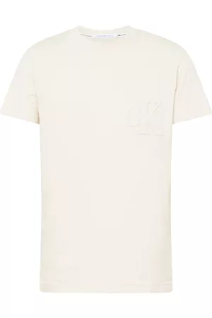 Calvin Klein Homem T-shirts & Manga Curta - Camisa 'CHENILLE
