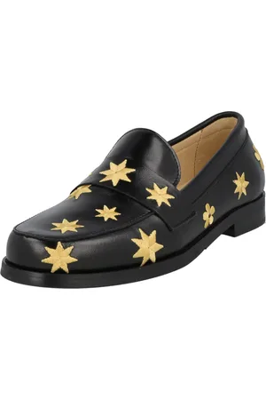 Luna Loafer  Black/Gold – Fabienne Chapot