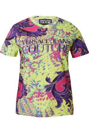 Camiseta Versace Jeans Couture Logo Baroque Blanco