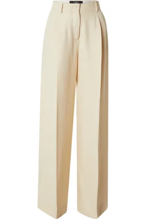 Max Mara Calças com pregas 