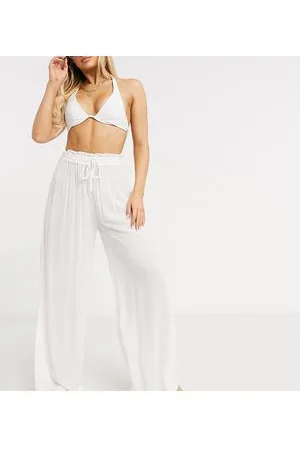 Iisla & Bird Exclusive beach drawstring trouser in