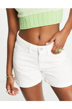 Noisy May Denim mom shorts in