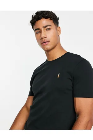 Ralph Lauren Pima cotton slim fit t-shirt in with multi pony logo