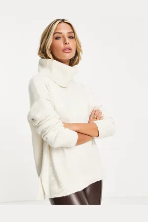 VERO MODA Roll neck jumper in cream
