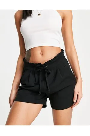 JDY Paperbag waist tailored shorts in