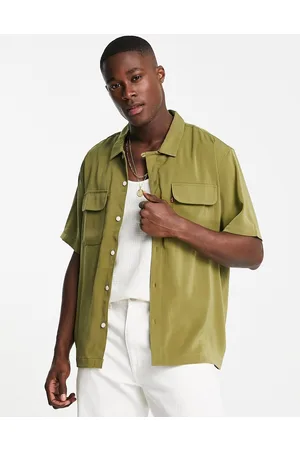 Levi's Revere shirt in olive with pockets