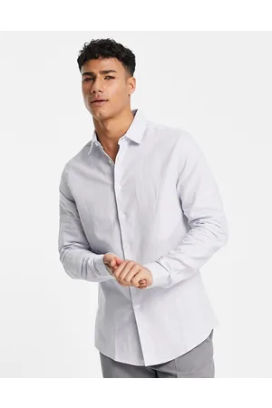 ASOS Regular smart linen shirt in