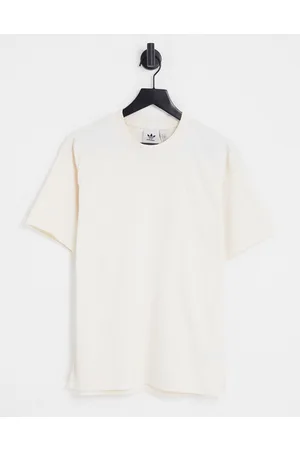 adidas Contempo trefoil t-shirt in off