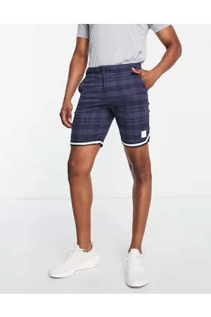 adidas Golf Adicross The Open check shorts in