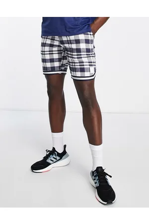 adidas Adicross The Open check shorts in