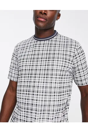 adidas Adicross The Open check t-shirt in
