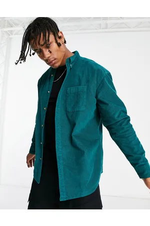 ASOS 90s oversized style cord shirt in collegiate