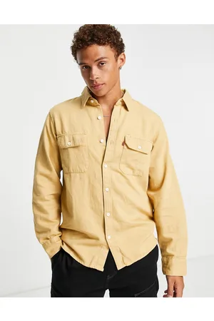 Levi's Jackson worker shirt in tan with pockets