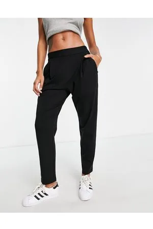 AllSaints Aleida jersey trousers in black