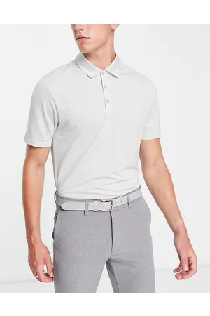 adidas Golf Ottoman stripe polo shirt in
