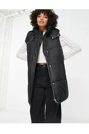 ONLY Longline hooded gilet in