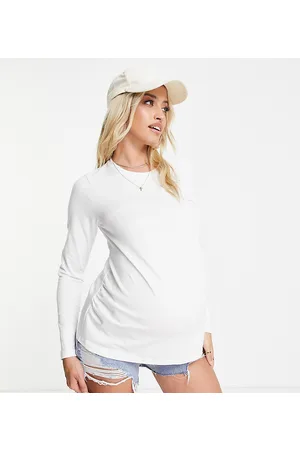 ASOS ASOS DESIGN Maternity ultimate slim fit t-shirt with long sleeves in cotton in