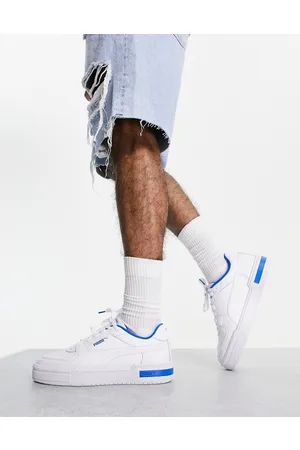 PUMA CA Pro acid brights trainers in white and blue
