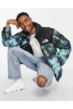 The North Face 1996 Retro Nuptse down puffer jacket in wasabi ice print