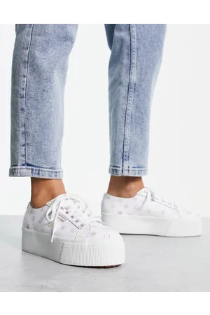 Superga 2790 peace flatform trainers in