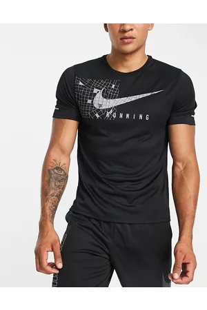 Nike Run Division Miler Dri-FIT reflective graphic t-shirt in