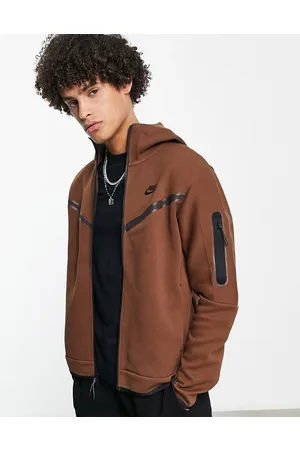 Nike Tech Fleece hoodie in cacao wow