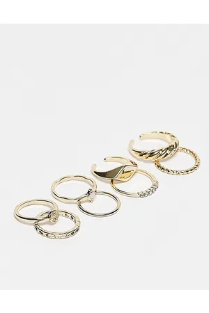 Ashiana Mulher Relógios - Pack of rings