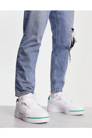 PUMA CA Pro Heritage trainers in white and green