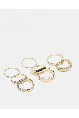 Ashiana Pack of rings with star details