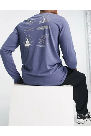 Nike Nike Yoga long sleeve t-shirt with back print in