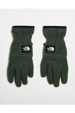The North Face Etip touchscreen fleece gloves in khaki