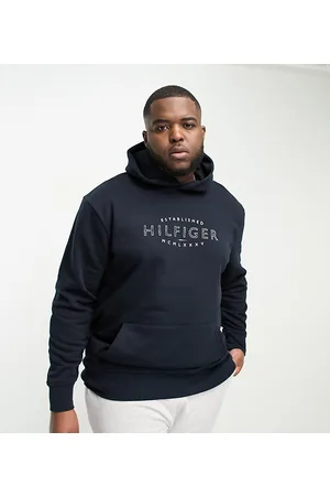 Tommy Hilfiger Homem Camisolas com capuz - Big & Tall curve logo hoodie in