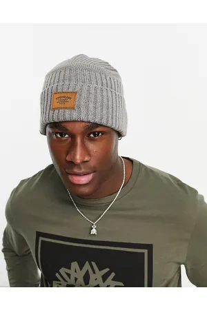Timberland Ribbed beanie in light