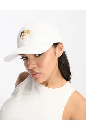 Fiorucci Canvas cap in with angel embroidered logo