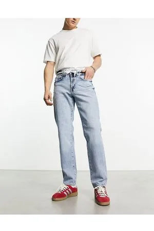 SELECTED Straight fit jeans in light wash