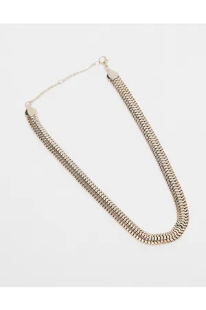 Topshop Flat chain necklace in