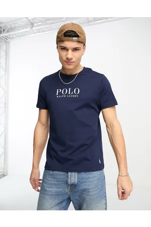 Ralph Lauren Loungewear t-shirt in with chest text logo