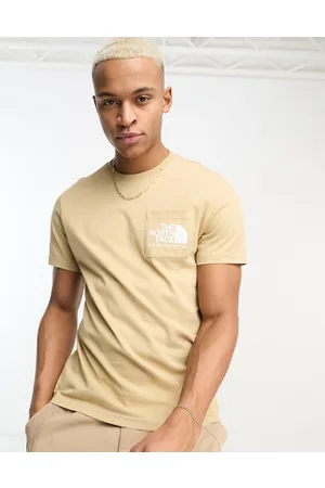 The North Face Heritage Berkeley California pocket t-shirt in beige