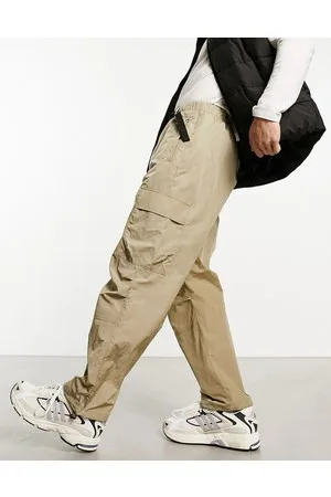 Lacoste Relaxed fit worker trousers in beige